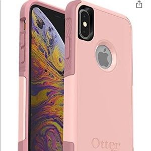 OTTERBOX COMMUTER SERIES Case for iPhone X/XS- BALLET WAY (PINK SALT/BLUSH)